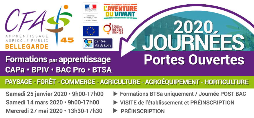 CFAAD45 Rencontrons-nous sur nos Portes Ouvertes 2020 CFAAD45 Rencontrons-nous sur nos Portes Ouvertes 2020